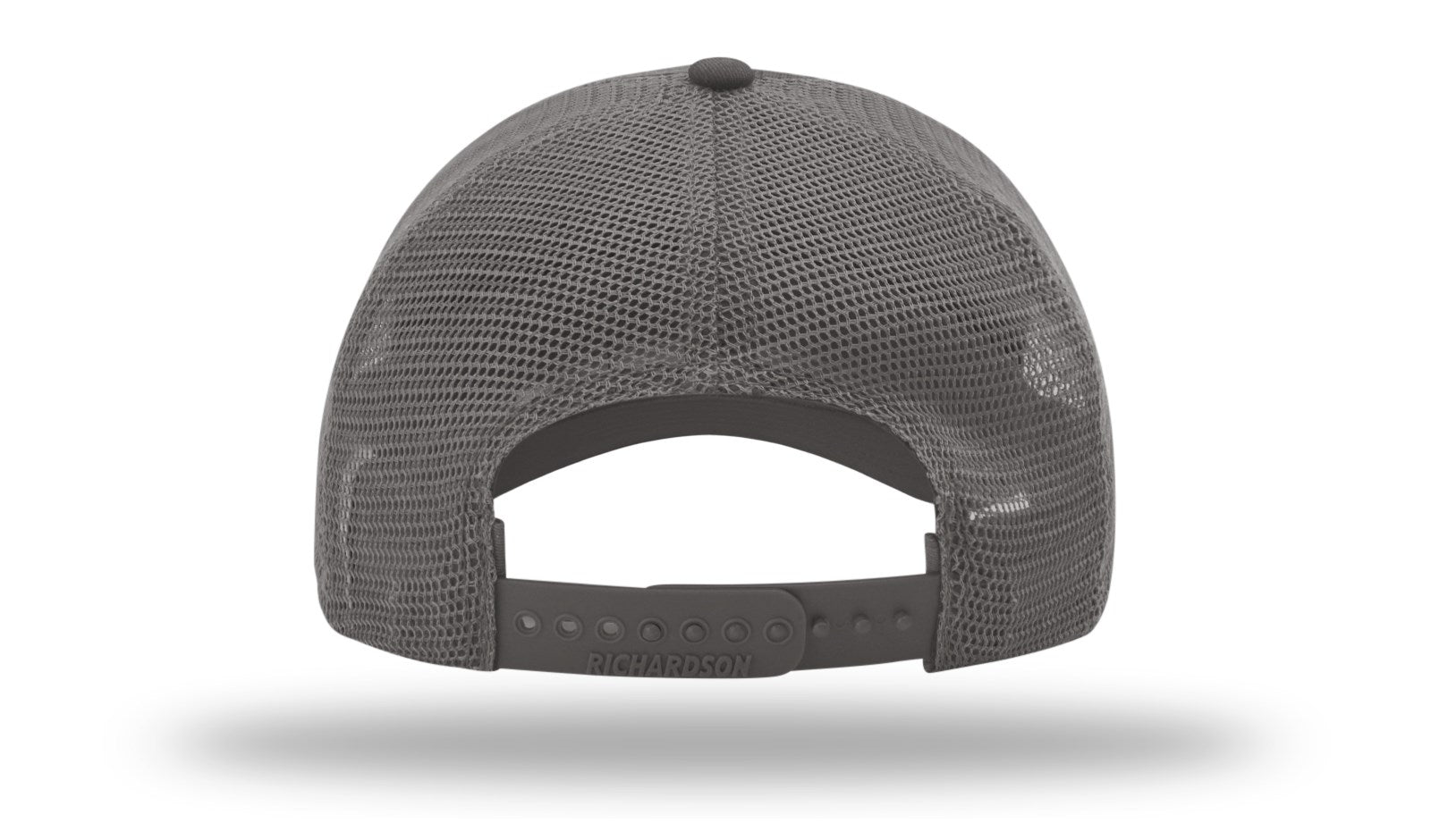 Richardson Garment Washed Trucker - Charcoal BACK