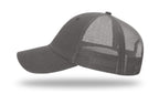 Richardson Garment Washed Trucker - Charcoal LEFT