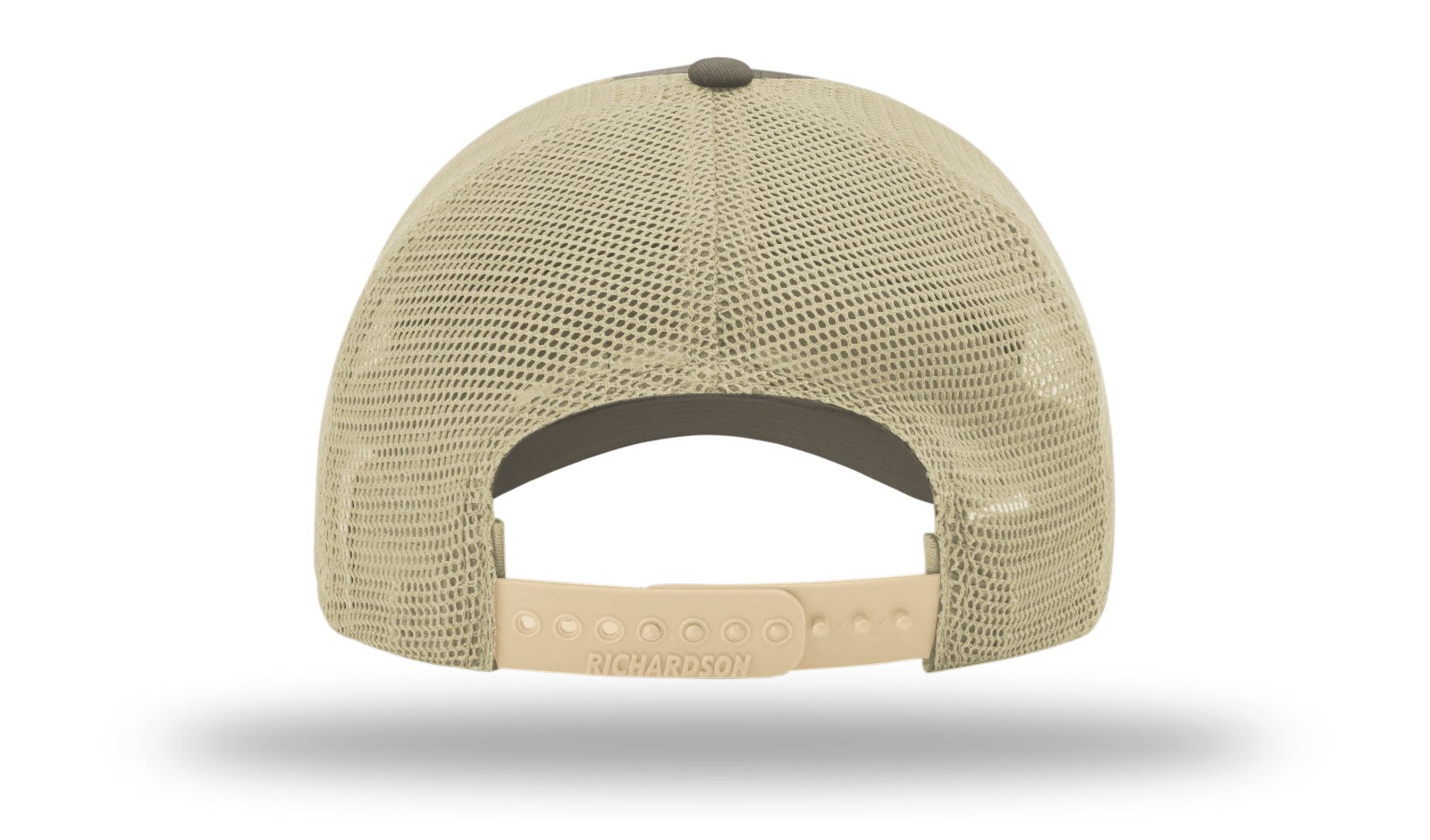 Richardson Garment Washed Trucker - Driftwood/Khaki BACK