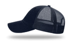 Richardson Garment Washed Trucker - Navy LEFT