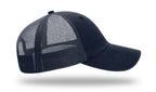 Richardson Garment Washed Trucker - Navy RIGHT