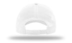 Richardson Garment Washed Trucker - White BACK