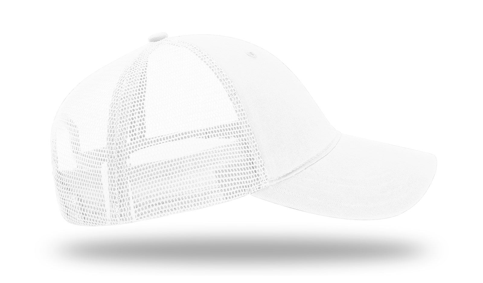 Richardson Garment Washed Trucker - White RIGHT