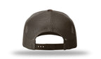 Richardson Printed 5 Panel Trucker - Bark Duck Camo/Brown BACK