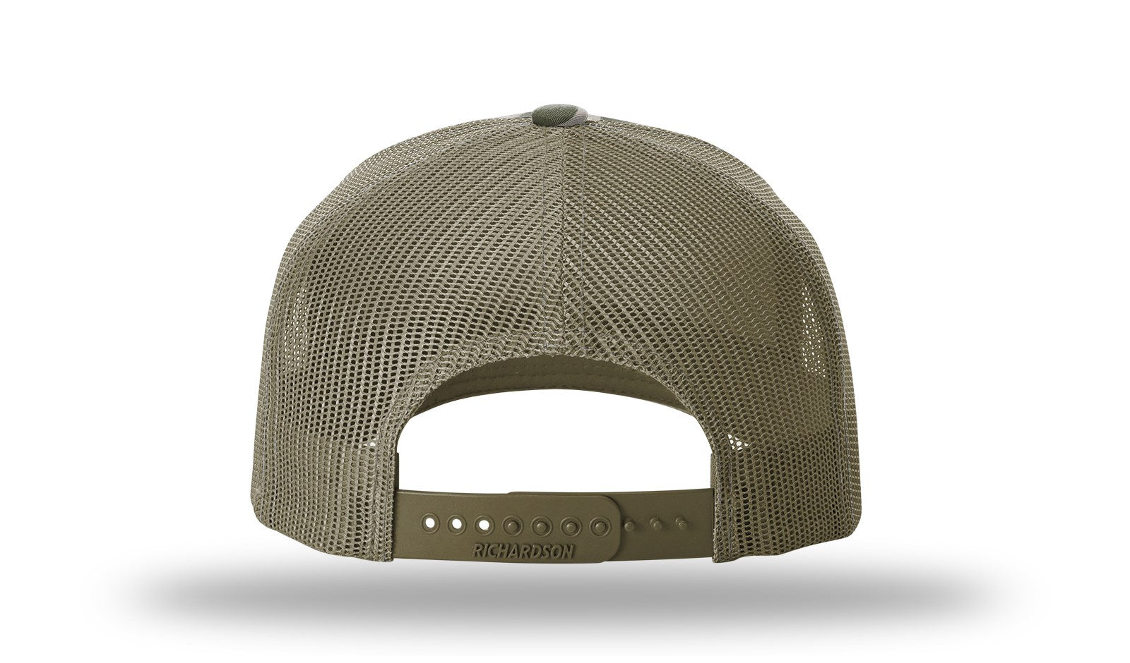 Richardson Printed 5 Panel Trucker - Marsh Duck Camo/Loden BACK