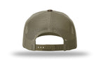 Richardson Printed 5 Panel Trucker - Mossy Oak Bottomland/Loden BACK
