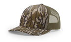 Richardson Printed 5 Panel Trucker - Mossy Oak Bottomland/Loden FINAL