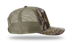 Richardson Printed 5 Panel Trucker - Mossy Oak Bottomland/Loden RIGHT
