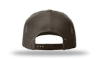 Richardson Printed 5 Panel Trucker - Realtree Edge/Brown BACK