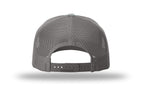 Richardson Printed 5 Panel Trucker - Saltwater Duck Camo/Charcoal BACK