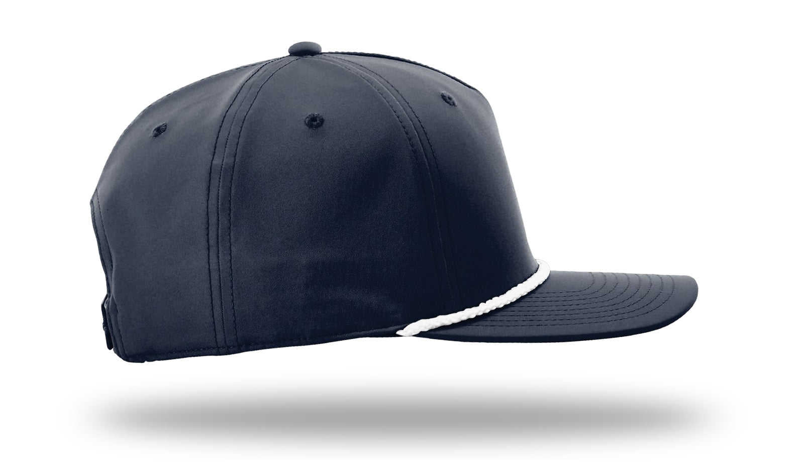 Richardson 5 Panel Classic Rope Cap - Navy/White RIGHT