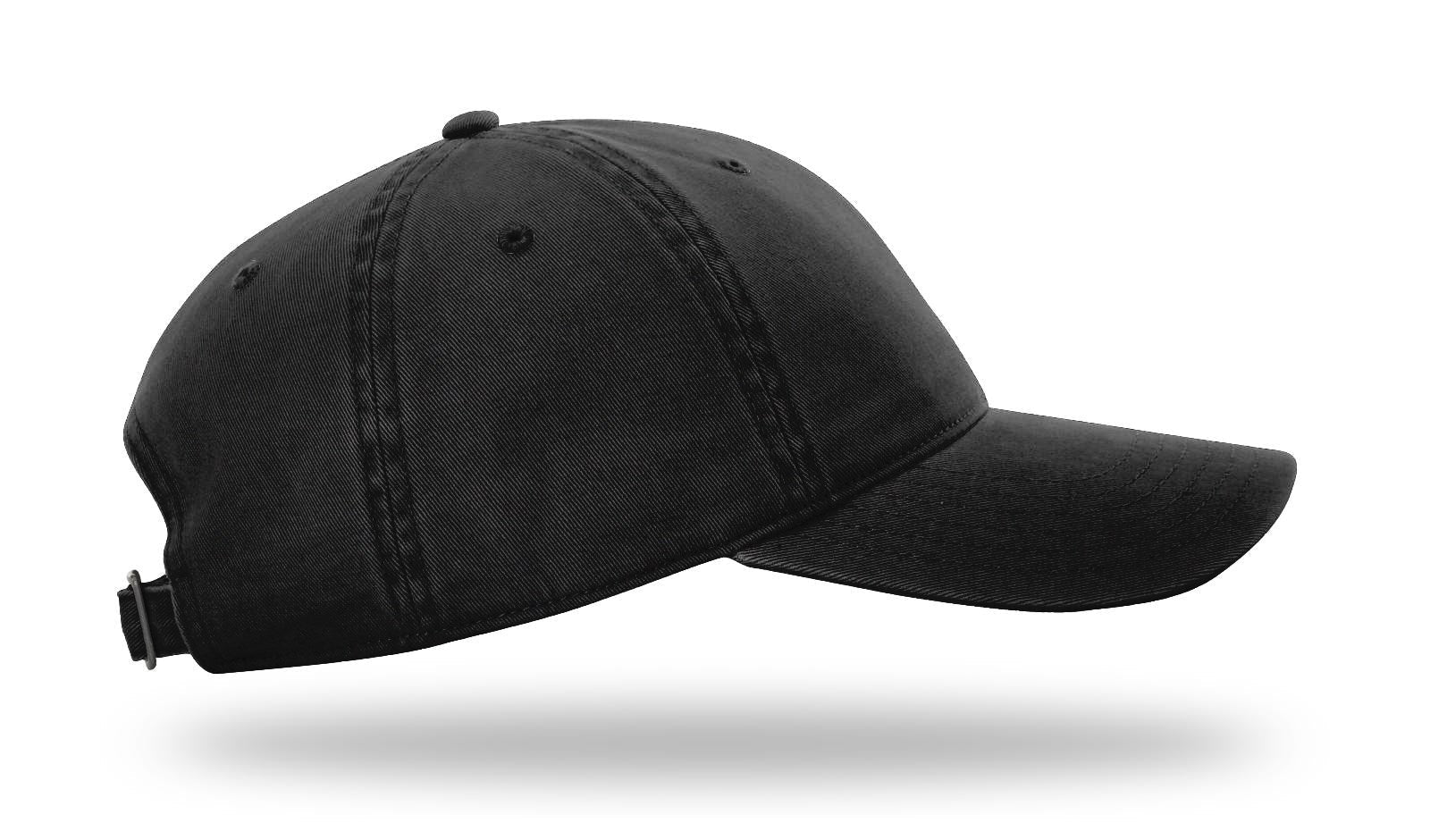Richardson Peached Cotton Twill - Black RIGHT