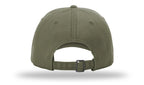 Richardson Peached Cotton Twill - Olive BACK
