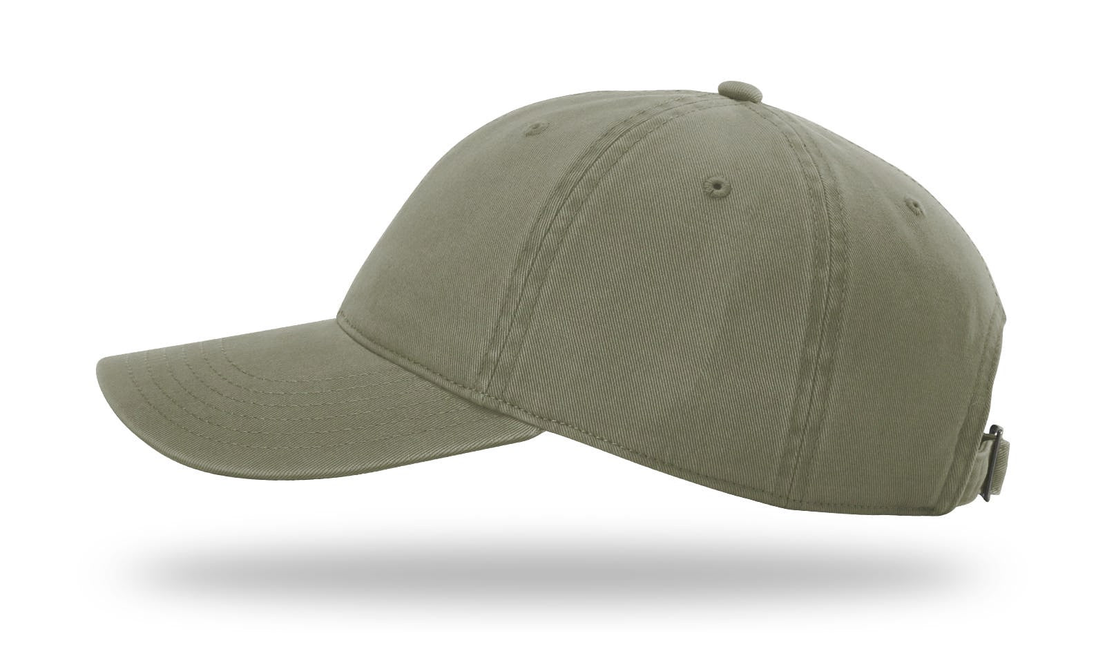 Richardson Peached Cotton Twill - Olive LEFT