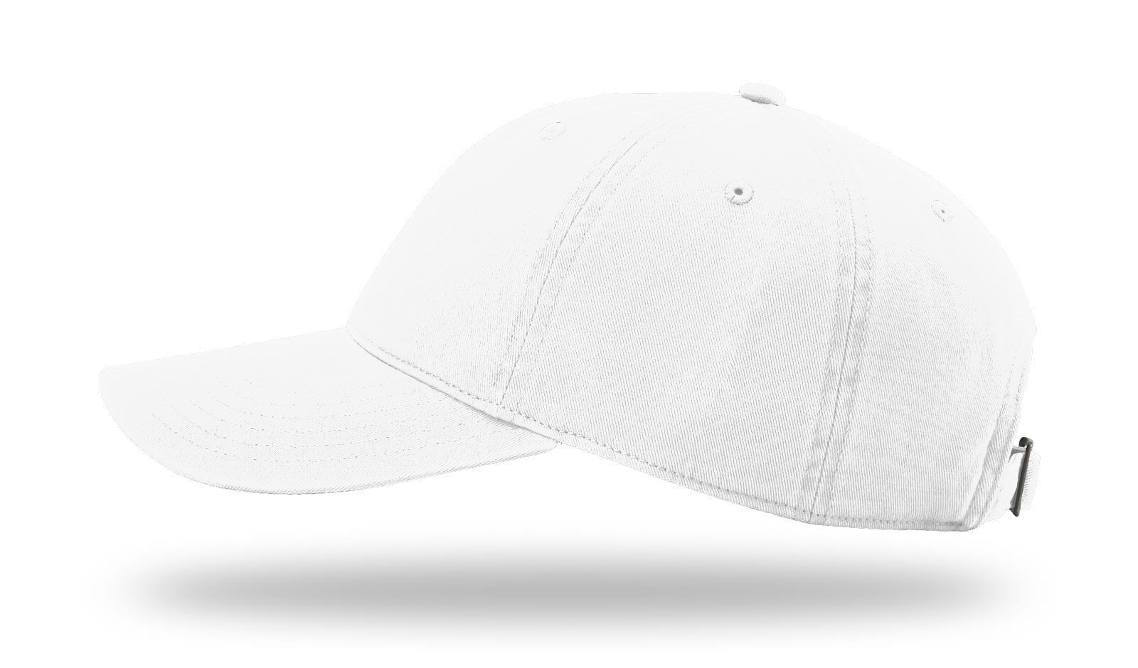 Richardson Peached Cotton Twill - White LEFT