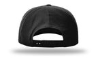 Richardson Laser Perforated Performance Rope Cap - Black/black-grey BACK