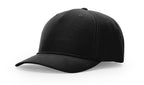 Richardson Laser Perforated Performance Rope Cap - Black/black-grey FINAL