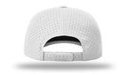 Richardson Laser Perforated Performance Rope Cap - Silver/Black-Silver BACK