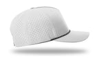 Richardson Laser Perforated Performance Rope Cap - Silver/Black-Silver RIGHT