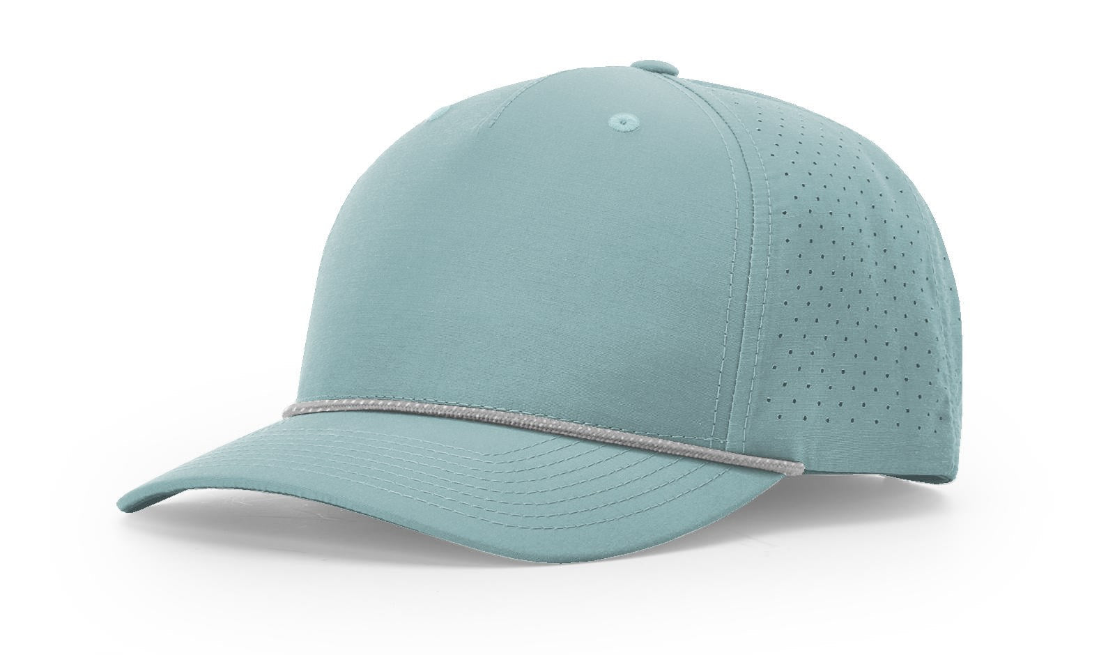 Richardson Laser Perforated Performance Rope Cap - Smoke Blue/Grey-White FINAL