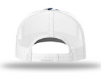 Richardson Printed 5 Panel Trucker - Americana Duck Camo/White BACK