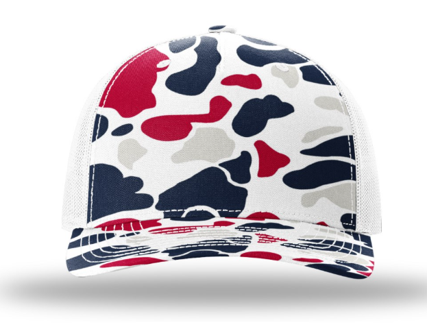 Richardson 5 Panel Trucker - Camo, Military, Duck, and Americana Prints